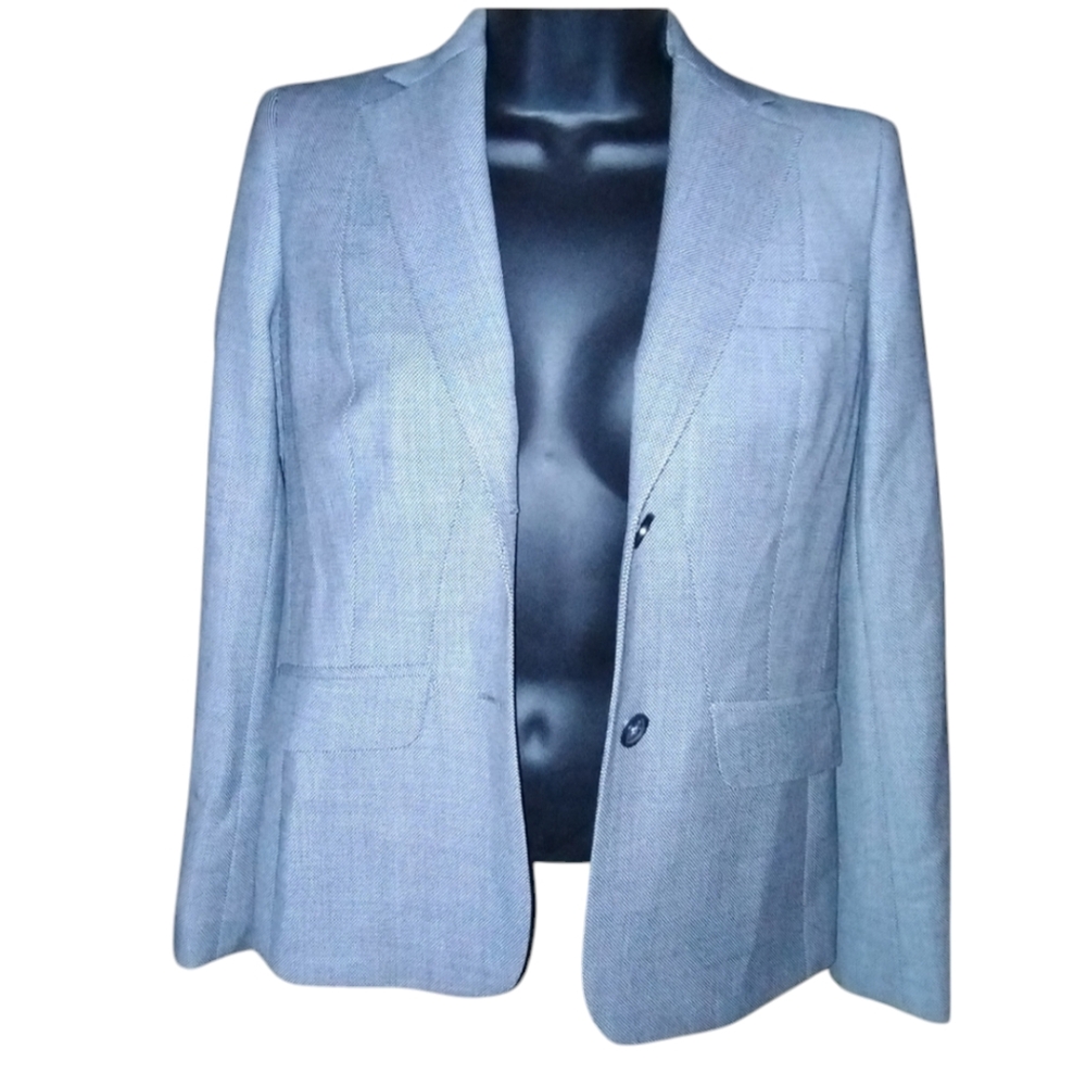 Brooks Brothers gray Explorer Collection blazer jacket, size 0